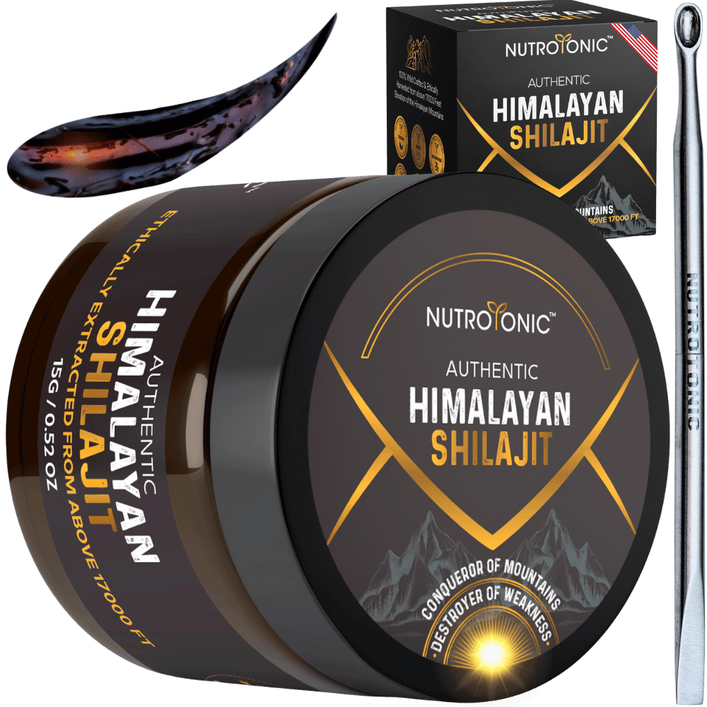 Authentic Himalayan Shilajit Resin - Pure & Potent | NutroTonic