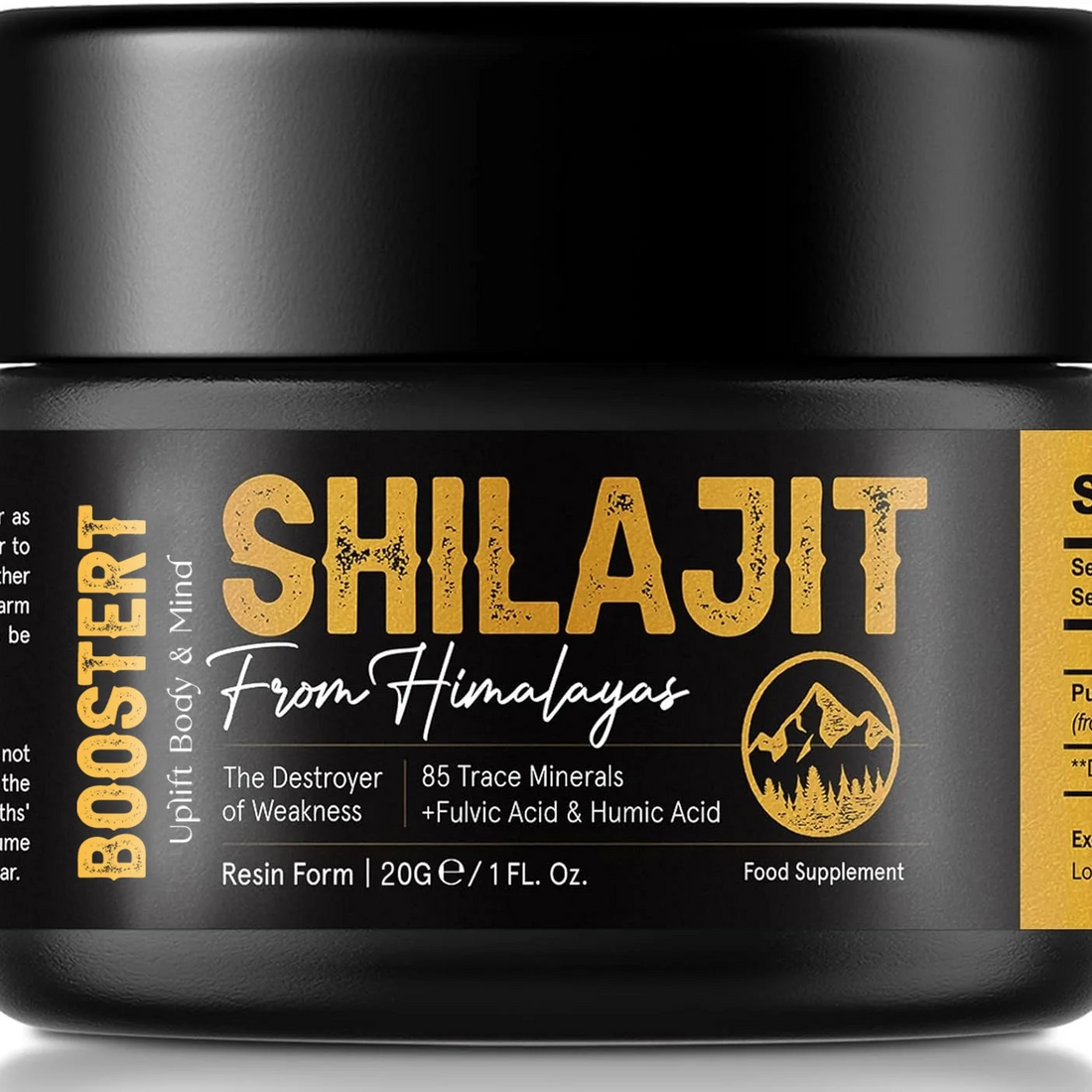 Boostert Shilajit jar.