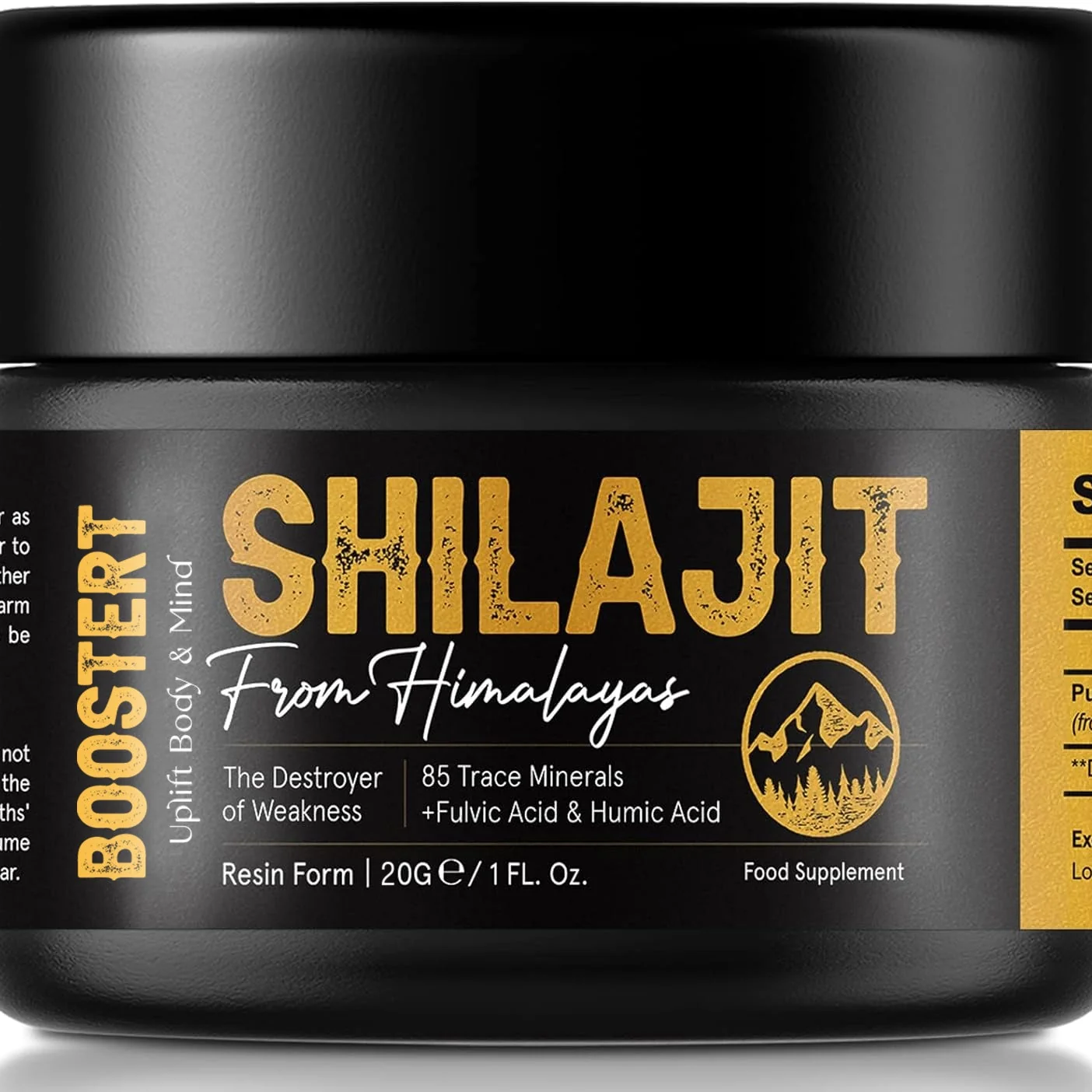 Boostert Shilajit jar.