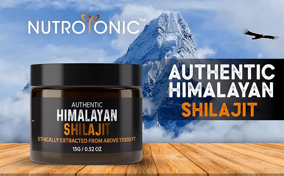 NutroTonic’s Shilajit Resin Banner.