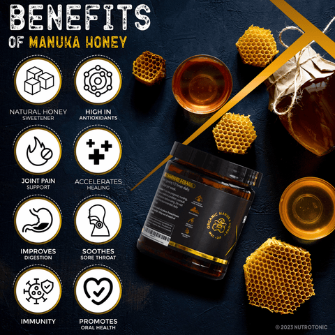 Manuka honey infused shilajit gummies with premium shilajit resin