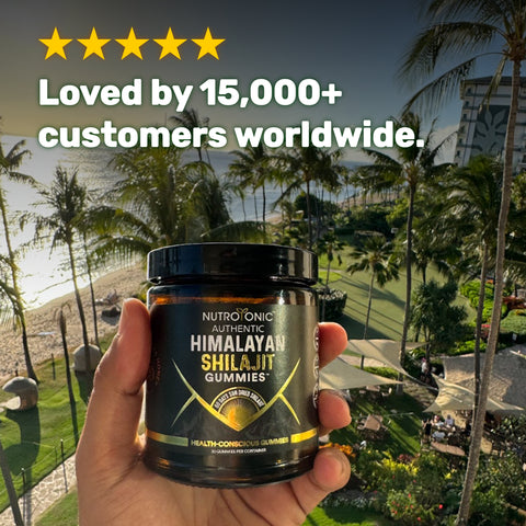 Authentic Himalayan Shilajit® Gummies Sweetened by Organic Manuka Honey