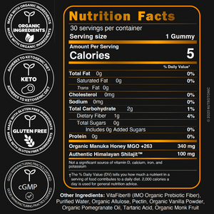 Authentic Himalayan Shilajit® Gummies