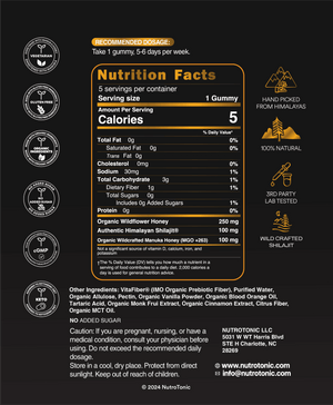 Authentic Himalayan Shilajit Gummies Trial Pack