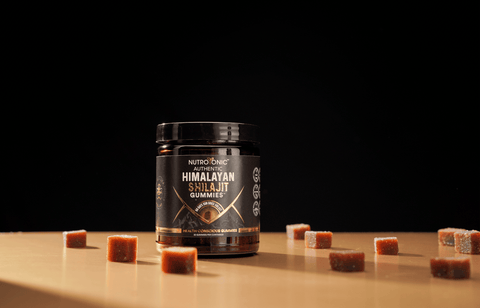 Premium Himalayan Shilajit Gummies, Peach Vanilla Flavor