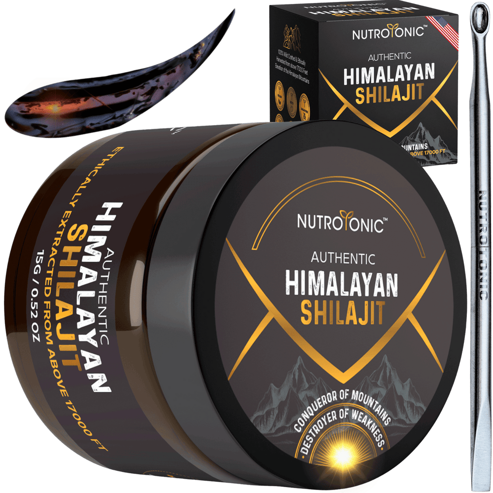 Authentic Himalayan Shilajit® 60 Days Sun Dried Organic Resin