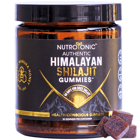 Authentic Himalayan Shilajit Gummies NutroTonic Pure Shilajit