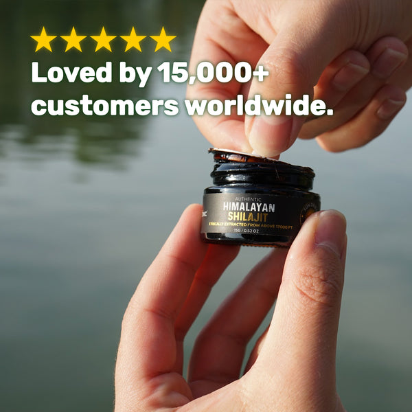 Authentic Himalayan Shilajit® 60 Days Sun Dried Organic Resin